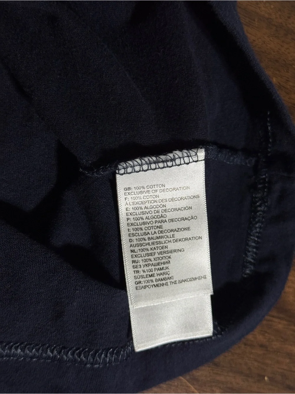 The North Face Navy Blue T-shirt USA Edition Long Sleeve Shirt America